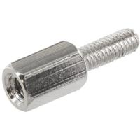 econ connect D3X18A5MH Afstandsbouten (l) 26 mm M3 M3 Messing (vernikkeld) 1 stuk(s) - thumbnail