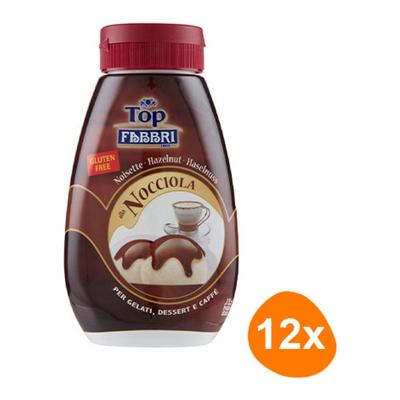 Fabbri - Mini Topping Hazelnoot - 12x 225g