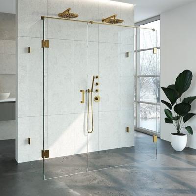 Douchecabine Compleet Just Creating Profielloos XL 80x180 cm Goud Sanitop