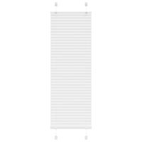 VidaXL Plissé rolgordijn 40x150 cm stofbreedte 39,4 cm polyester wit - thumbnail