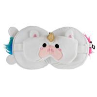 Relaxeazzz Eenhoorn Rond Reiskussen & Slaapmasker - thumbnail