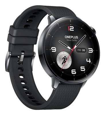 OnePlus Watch 3 43mm 3,35 cm (1.32") AMOLED Digitaal 466 x 466 Pixels Touchscreen Zwart, Titanium Wifi GPS
