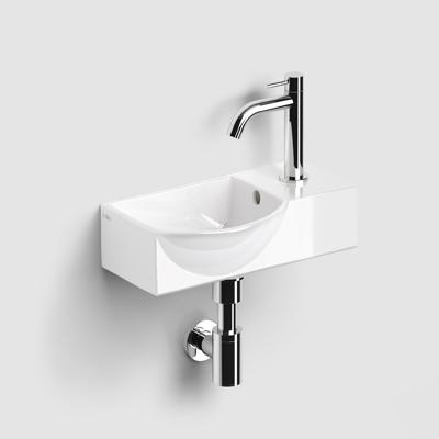 Clou InBe Fontein - 41x22.5x11cm - met kraangat - keramiek - wit IB/03.03017 Clou InBe Fontein - 41x22.5x11cm - met kraangat - keramiek - wit IB/03.03017