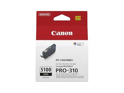 Canon PFI-5100 MBK inktcartridge 1 stuk(s) Origineel Mat Zwart Canon PFI-5100 MBK inktcartridge 1 stuk(s) Origineel Mat Zwart