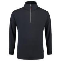 Tricorp sweater ritskraag - Casual - 301010 - zwart - maat L - thumbnail