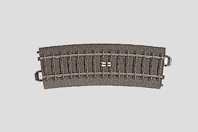 H0 Märklin C-rails (met ballastbed) 24294 Schakelrails, Gebogen 1 stuk(s)