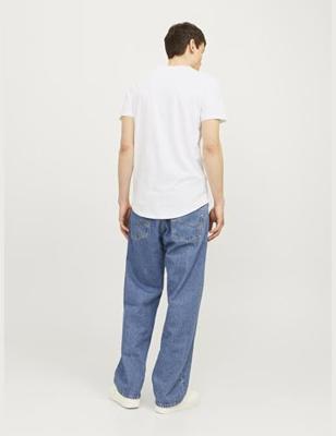 5-pack heren T-shirts - ronde hals - Multipack heren ondershirt katoen - Korte mouwen