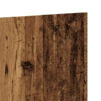 Hoofdeinde 160x1,5x80 cm bewerkt hout oud houtkleurig - thumbnail