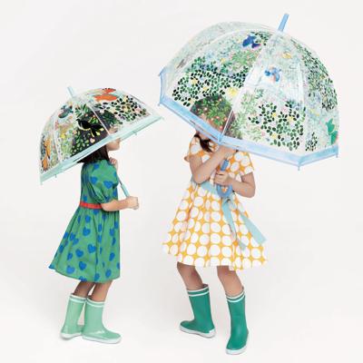 Bloemen en Vogels Paraplu - DJECO blauw Bloemen en Vogels Paraplu - DJECO blauw