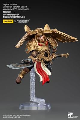Warhammer The Horus Heresy Action Figure 1/18 Legio Custodes Custodian Venatari Squad Venatari with Venatari Lance 13 cm