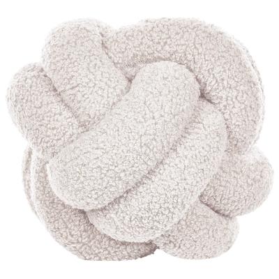 Beliani - MALNI - Sierkussen - Wit - 19 x 19 cm - Bouclé