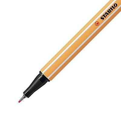 Fineliner stabilo point 88/47 f roestig rood | 10 stuks