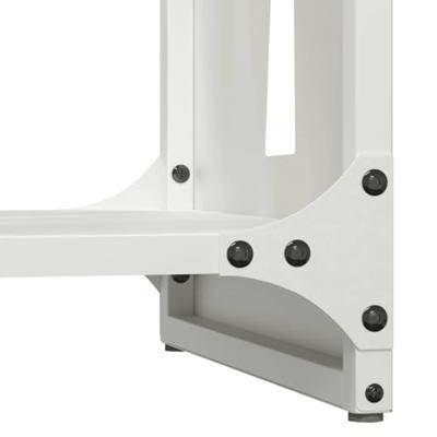 Brandhoutrek 40x30x80 cm koudgewalst staal wit Brandhoutrek 40x30x80 cm koudgewalst staal wit