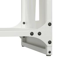 Brandhoutrek 40x30x80 cm koudgewalst staal wit - thumbnail