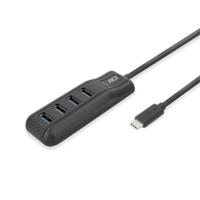 ACT interface hub USB 3.2 Gen 1 (3.1 Gen 1) Type-C 5000 Mbit/s Zwart - thumbnail