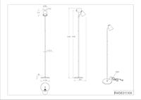 Trio VloerlampPongo wit - R45831101 - thumbnail