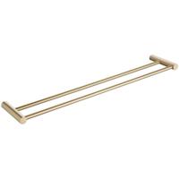 Wiesbaden Ida - Dubbele Handdoekrek - 60cm - Geborsteld Messing - thumbnail