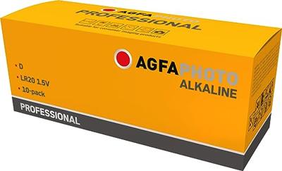 AgfaPhoto Professional LR20 D batterij (mono) Alkaline 1.5 V 10 stuk(s)