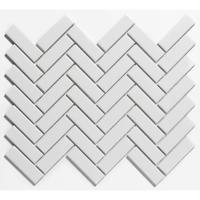Mozaiek Paris Visgraat Extra Wit 2,3x7,3 - thumbnail