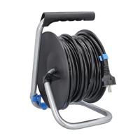 AS Schwabe 10118 Kabelhaspel 25.00 m Zwart Randaarde stekker - thumbnail