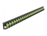 Delock 19 inch splitsingsbox frontpaneel 24 Port SC Simplex lindegroen - thumbnail