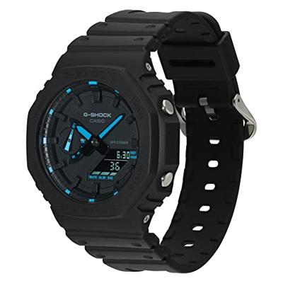 Horloge Heren Casio G-Shock GA-2100-1A2ER Digitaal Analoog Zwart