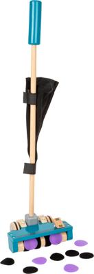 Small Foot houten stofzuiger met gekleurde klittenband stippen, 12dlg.