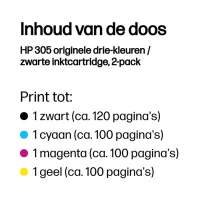 Originele inkt cartridge HP 6ZD17AE Zwart Multicolour