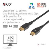 CLUB3D CAC-1094 DisplayPort kabel - thumbnail