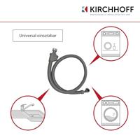 Kirchhoff Wasmachine veiligheidstaps toelopende toevoerslang, 3/4" ZO x 2,5m x 3/4" IT, 10bar/90°C - 98657230 - thumbnail