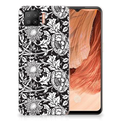 OPPO A73 4G | TPU Case | Black Flowers