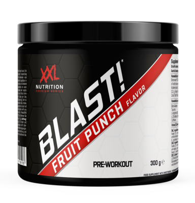 XXL Nutrition Blast! Pre Workout - Fruit Punch XXL Nutrition Blast! Pre Workout - Fruit Punch