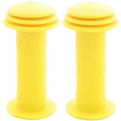 Edge kiddy kinderfiets handvatten - 96mm, geel Edge kiddy kinderfiets handvatten - 96mm, geel