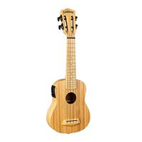 Cascha HH 2312E Bamboo Natural E/A sopraan ukelele set - thumbnail