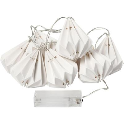 Creativ Company Led lichtslinger met lampenkapjes, h: 80 mm, l: 100 cm, d 65 mm, wit, 1 stuk Creativ Company Led lichtslinger met lampenkapjes, h: 80 mm, l: 100 cm, d 65 mm, wit, 1 stuk