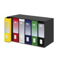 Vulbare opbergkest Rexel Dox 2 Rood A4 Karton Gerecycled - thumbnail