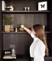 Vaas cilinder Groove 11x12 zwart binnenbloempot Capi Europe - Capi europe - thumbnail