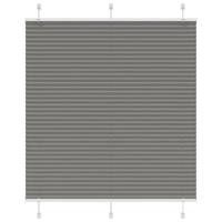Pliss rolgordijn 120x100 cm stofbreedte 119,4 cm antraciet - thumbnail
