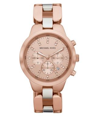 Horlogeband Michael Kors MK5608 Onderliggend Staal Bi-Color 22mm Horlogeband Michael Kors MK5608 Onderliggend Staal Bi-Color 22mm
