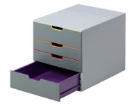 Ladenbox durable varicolor 4 laden grijs - thumbnail
