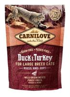 CARNILOVE Duck&Turkey Large Breed - droog kattenvoer - 6kg - thumbnail