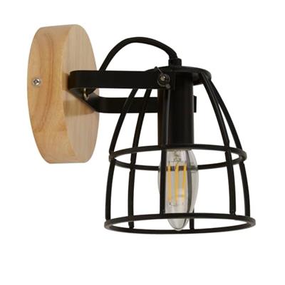 Searchlight Industriële wandlampVision - 81698-1BK