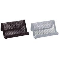 Q-CONNECT visitekaartenhouder 11 x 7,5 x 5 cm metaal zwart - thumbnail