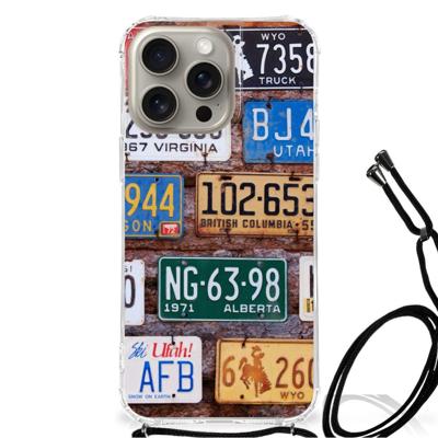 iPhone 15 Pro Max Anti-shock Hoesje met foto Kentekenplaten iPhone 15 Pro Max Anti-shock Hoesje met foto Kentekenplaten