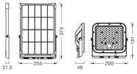 OSRAM HOMELIGHTING 4099854429439 Endura Flood Split Solar Sensor 30W 840 Remote control Tuinschijnwerper op zonne-energie - thumbnail
