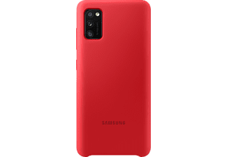 Silicone Cover EF-PA415 - Achterzijde behuizing voor mobiele telefoon - silicone - rood - voor Galaxy A41