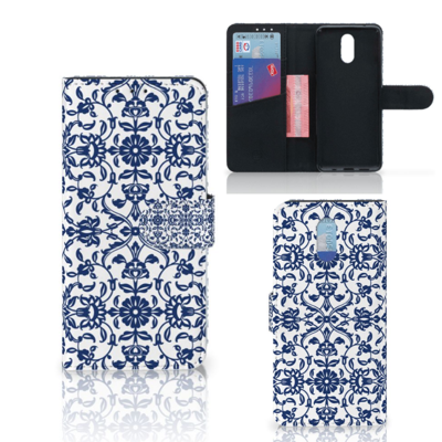 Nokia 2.3 Hoesje Flower Blue Nokia 2.3 Hoesje Flower Blue