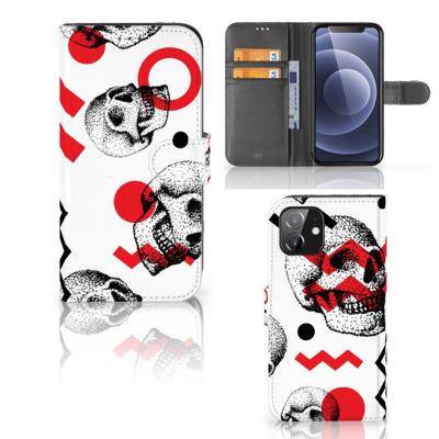 Telefoonhoesje met Naam iPhone 12 | 12 Pro (6.1") Skull Red Telefoonhoesje met Naam iPhone 12 | 12 Pro (6.1") Skull Red