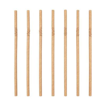 Drinkrietje IEZZY karton buigbaar Ø 6x240mm 100% fair 200 stuks bruin