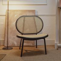 Zuiver Fauteuil 'Spike' Rotan - thumbnail